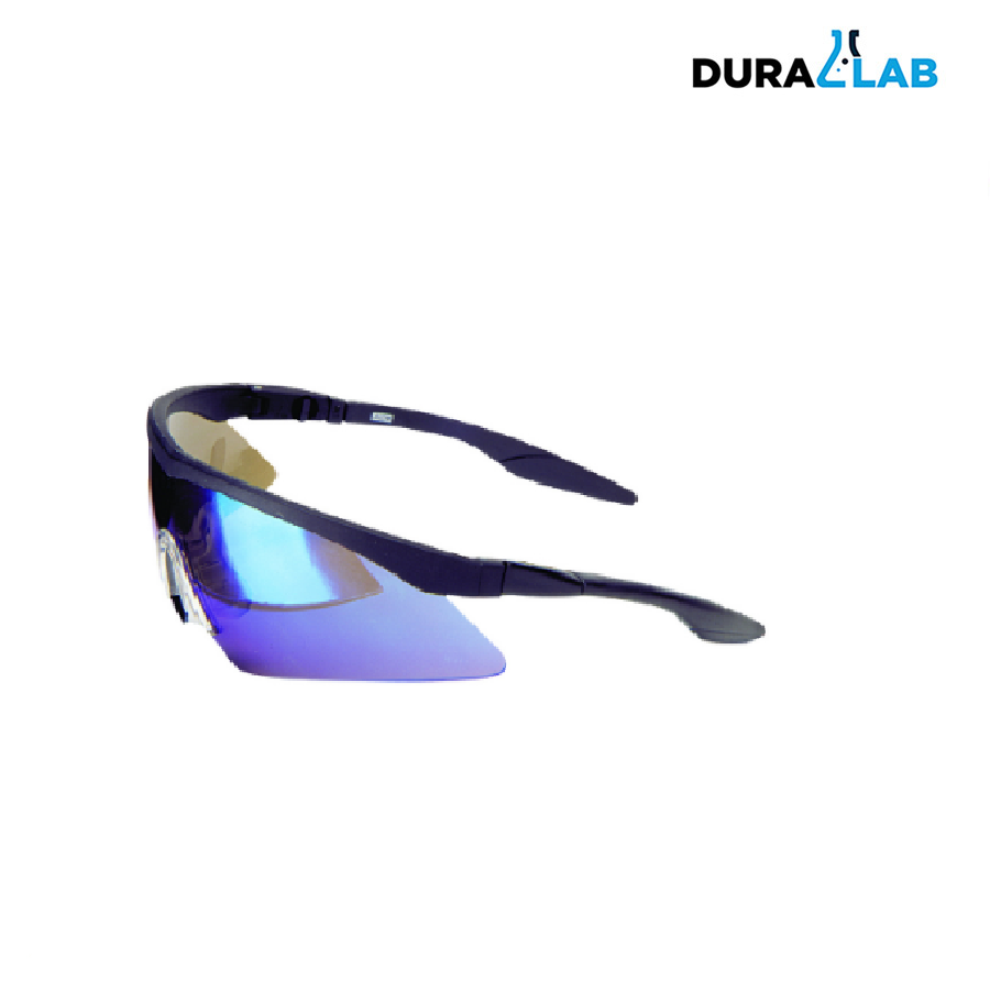 MSA 10026008 Aurora Protective Eyewear Blue Mirror Anti-Fog Len