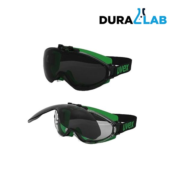 UVEX 9302045 Ultrasonic Wide Vision Welding Safety Goggle Black/Green