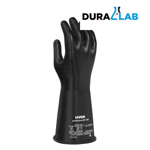 UVEX 60222 Proaviton Chemcial Resistant Viton Glove Black 35cm Duralab