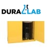 DAWG CAB140 EAGLE 110-Gallon 2 Door Manual Close Vertical Drum Safety Cabinet Yellow 58W”x65″Hx31″½D
