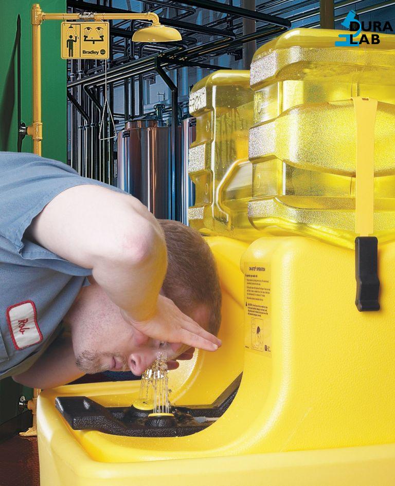 BRADLEY S19921 OnSite Portable GravityFed Emergency Eyewash Tank