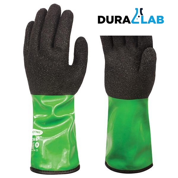 SKYTEC Xenon 5 Green Chemical Resistant Gauntlets Size XL