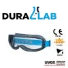 UVEX 9320466 Megasonic CB Safety Goggle Blue Frame Clear Supravision Excellence Len